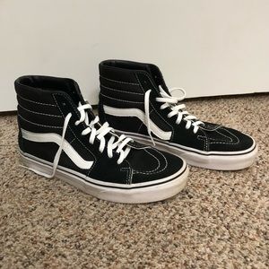 VANS high top black sneakers